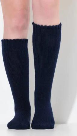 Ulla Popken Kuschelsocken Thermo-Kniestrümpfe Fleece-Innenseite