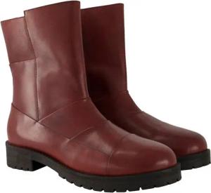 Ulla Popken Leder-Boots Ziernähte Wechselfußbett Weite H Stiefel