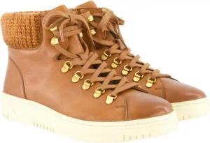 Ulla Popken Leder-Sneaker Strick Weite H Stiefel