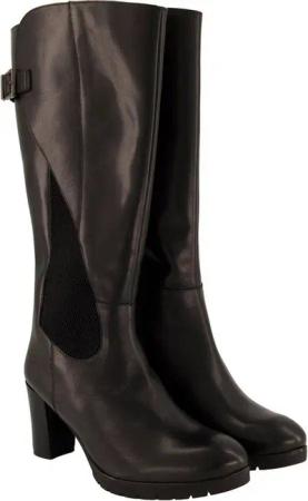 Ulla Popken Lederstiefel XL-Schaft Wechselfußbett Nappaleder Stiefel