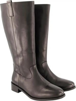 Ulla Popken Lederstiefel XL-Schaft Zipper Weite H Stiefel