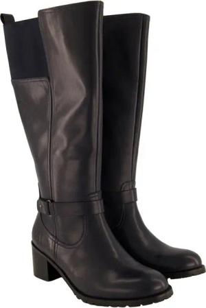 Ulla Popken Lederstiefel XXL-Schaft Wechselfußbett Weite H Stiefel