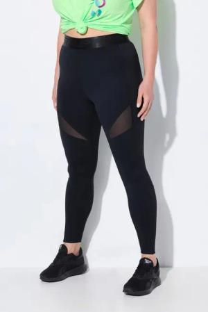 Ulla Popken Leggings Sport-Leggings Mesheinsätze schnelltrocknend