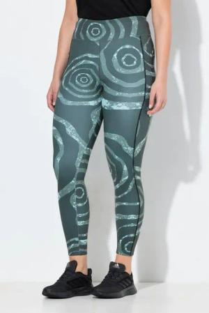 Ulla Popken Leggings Sport-Leggings schnelltrocknend Taschen recycelt