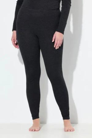 Ulla Popken Leggings Thermo-Leggings Slim Elastikbund