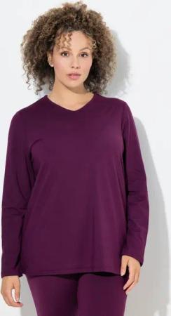 Ulla Popken Longsleeve Ski-Funktionsshirt schnelltrocknend Loop Langarm