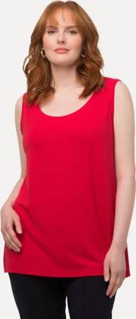 Ulla Popken Longtop Top Stretch Seitenschlitze Crêpe-Qualität