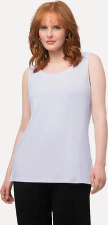 Ulla Popken Longtop Top Stretch Seitenschlitze Crêpe-Qualität