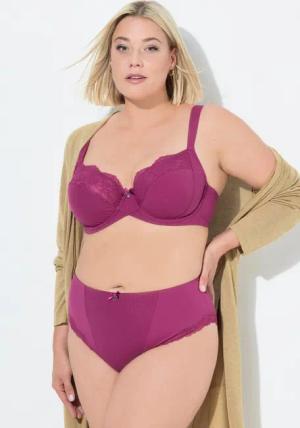 Ulla Popken Midislip Midislip Jacquard Spitze