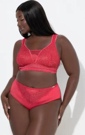 Ulla Popken Midislip Midislip Spitze Mikrofaser