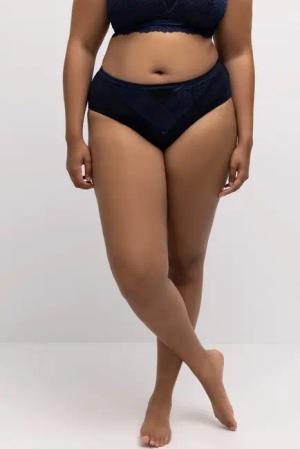 Ulla Popken Midislip Midislip Spitze Mikrofaser