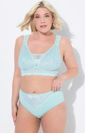 Ulla Popken Midislip Midislip Spitze Mikrofaser