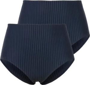 Ulla Popken Midislip Midislips 2er-Pack Nadelstreifen (2-St)