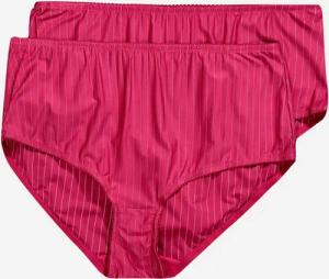 Ulla Popken Midislip Midislips 2er-Pack Nadelstreifen (2-St)