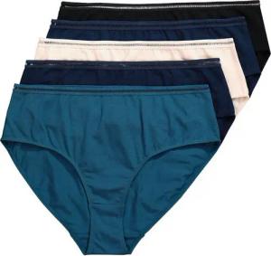 Ulla Popken Midislip Midislips 5er-Pack Häkelspitzen-Band