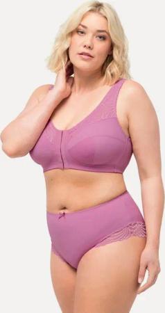 Ulla Popken Miederhose Midislip seitlich transparente Spitze