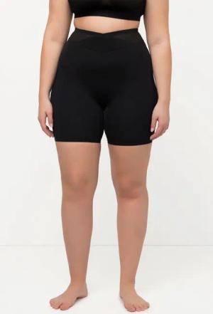 Ulla Popken Miederhose Shaping-Panty breiter Meshbund Wickeleffekt