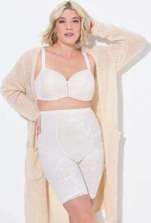 Ulla Popken Miederhose TruYou Shaping-Panty Spitze High Waist