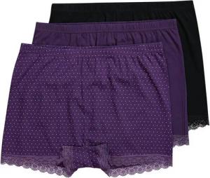 Ulla Popken Panty Pantys 3er-Pack Spitze Punkte