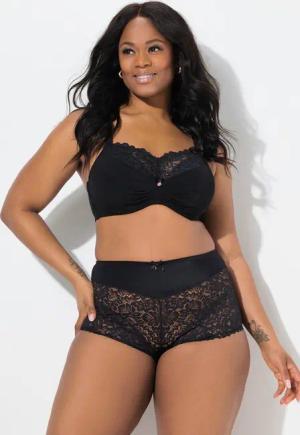 Ulla Popken Panty TruYou Panty High Waist Spitze