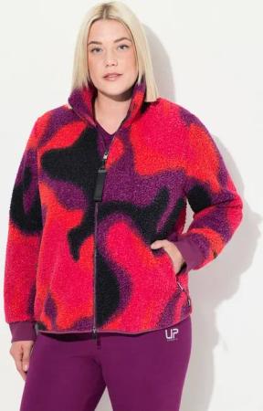 Ulla Popken Parka HYPRAR Fleecejacke Stehkragen