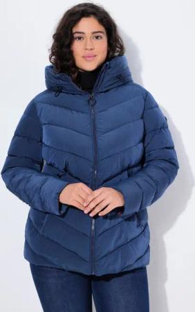 Ulla Popken Parka HYPRAR Funktions-Steppjacke wasserabweisend Kapuze