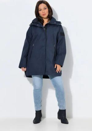 Ulla Popken Parka HYPRAR Funktionsjacke wasserdicht A-Linie Kapuze