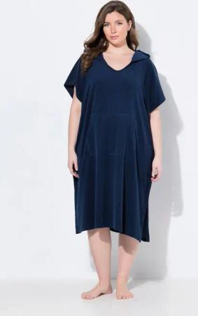 Ulla Popken Poncho Bellieva Frottee-Poncho oversized Schwangerschaft