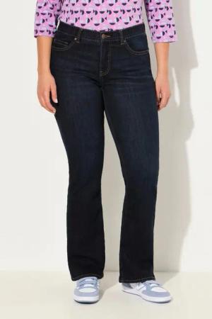 Ulla Popken Regular-fit-Jeans Bootcut-Jeans Marie weites Bein 5-Pocket-Schnitt