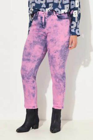 Ulla Popken Regular-fit-Jeans Boyfriend-Jeans Stretch weites Bein