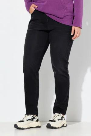 Ulla Popken Regular-fit-Jeans Jeans Mia Ziersteine Komfortbund Stretchdenim