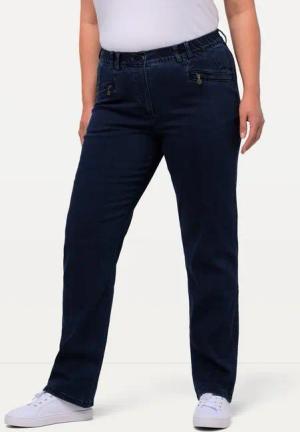Ulla Popken Regular-fit-Jeans Jeans Mony konisches Bein Reißverschlusstaschen