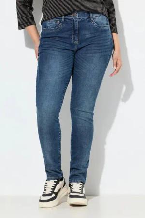 Ulla Popken Regular-fit-Jeans Jeans Sarah schmales gerades Bein Komfortbund