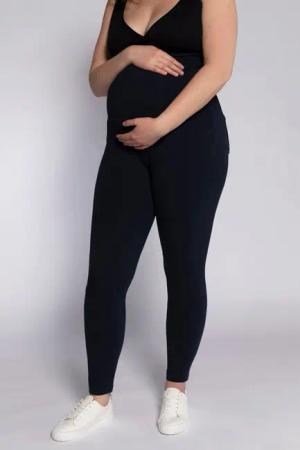 Ulla Popken Schlupfhose Bellieva Umstands-Leggings Skinny Fit Schwangerschaft