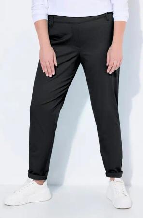 Ulla Popken Schlupfhose Chino Rena teilelastischer Bund konisches Bein