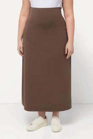 Ulla Popken Schlupfrock Bellieva-Rock Umstandsmode Jersey Biobaumwolle Schwangerschaft