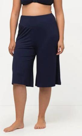 Ulla Popken Shorts Bermuda weites gerades Bein Elastikbund