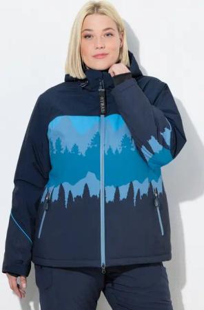 Ulla Popken Skijacke Funktionsjacke Berge wasserdicht Kapuze Schneefang