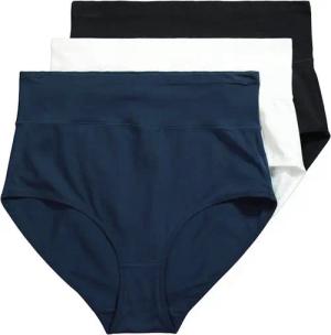 Ulla Popken Slip Maxi-Slips 3er-Pack HighWaist breiter Elastikbund