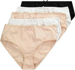 Ulla Popken Slip Midi-Slips 5er-Pack elastische Qualität (5-St)