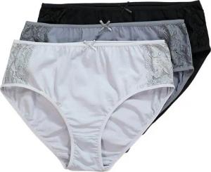 Ulla Popken Slip Midislips 3er-Pack seitlich mit Spitze