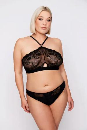 Ulla Popken Slip String ouvert offener Schritt Spitze