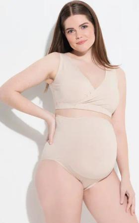 Ulla Popken Slip Taillenslip Baucheinsatz Biobaumwolle GOTS Schwangerschaft