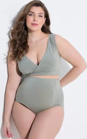 Ulla Popken Slip Taillenslip Baucheinsatz Biobaumwolle GOTS Schwangerschaft