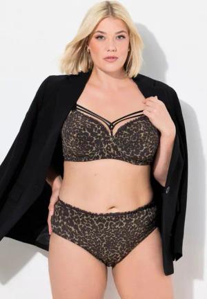 Ulla Popken Slip TruYou Midislip Animalmuster Mikrofaser