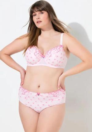 Ulla Popken Slip TRUYOU Midislip Spitze Schleifen/Herzen