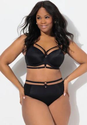 Ulla Popken Slip TruYou Midislip Zierband seitliche Spitze