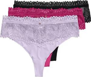 Ulla Popken Slip TruYou Strings 3er-Pack Spitzenbund