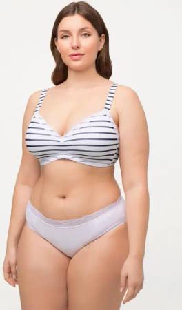 Ulla Popken Soft-BH BH bügellos Softschalen Streifen