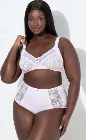 Ulla Popken Soft-BH BH ohne Bügel Mesh Spitze